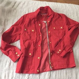 JCrew Adobe Red summer jacket